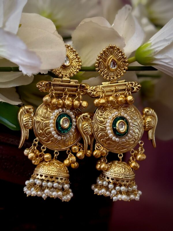 Kanak Mayuri Jhumkas - Image 2