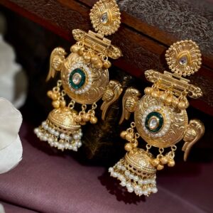 Kanak Mayuri Jhumkas